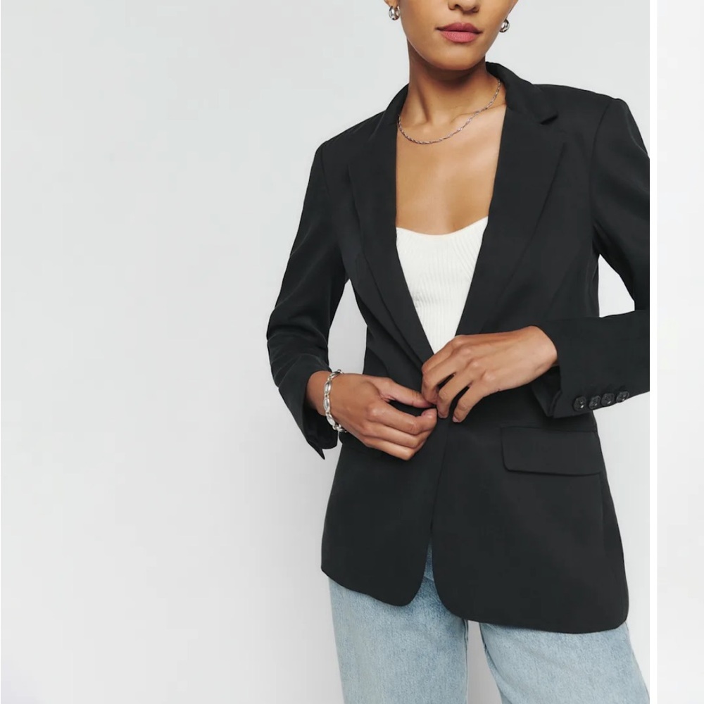 Reformation The Classic Slim Blazer Black - Size S - NWT